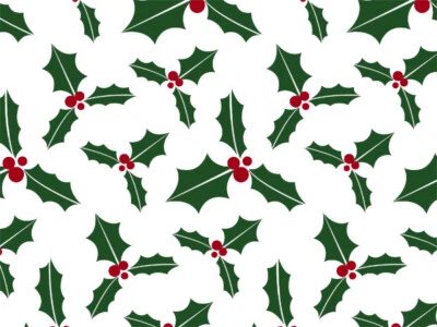 Holly Berries Christmas Tissue Paper # 411 ~ 10 Large Sheets - Image 1 of 2