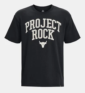 NWT Mens BLK 2XL Under Armour Project Rock Terry Short Sleeve Shirt 1377435 $60 - Picture 1 of 7