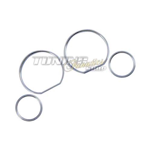 Cromo Anelli Cromati Tachimetro Anello Tachochromringe Set per BMW 3er E36/Z3 - Immagine 1 di 1