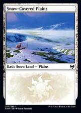 Snow-Covered Plains (277) -Foil Heavy Play English MTG Kaldheim