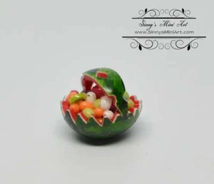 1:12 Dollhouse Miniature Watermelon Fruit Basket/ BD F002 - Picture 1 of 4
