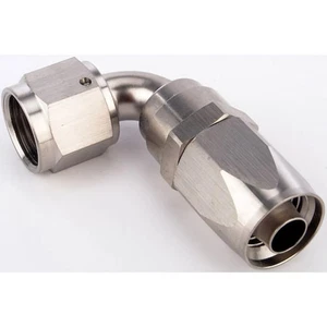 Goodridge 1136-9004E -4 AN 90 Degree E/Nickel Swivel Hose End #4 AN @ Speed Tech - Picture 1 of 1