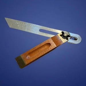 Johnson Level & Tool B-85 8-Inch Hardwood Sliding T-Bevel Square Layout Wood - Picture 1 of 8