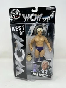 Nuova figura 2005 WWF WWE Jakks Ric Flair Wrestling Best of WCW Nature Boy NWA NUOVA SENZA ETICHETTE - Foto 1 di 7