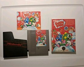 Vintage 1988 Bubble Bobble Game for Nintendo NES w/Box and Manual Complete 