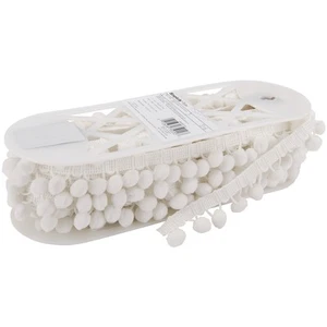 Simplicity Ball Fringe 1-1/8"X12yd-White 186 26-99030 - Picture 1 of 2