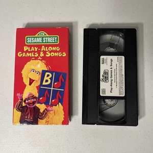 Sesame Street Play Along Games & Songs VHS Tested 1996 Release Sony Wonder Elmo - Bild 1 von 6