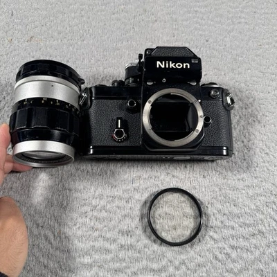 Nikon F2 Photomic DP-1 SLR Film Camera Non Ai Nikkor-Q 1:3.5 F=135mm Lens Tested - Image 1 of 4