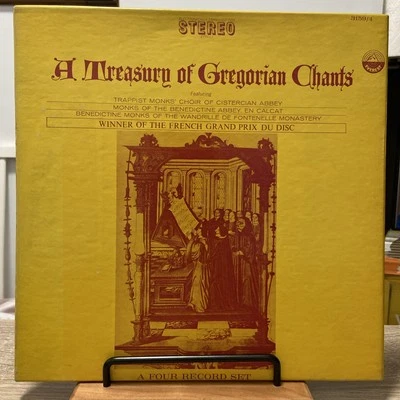 Treasury of Gregorian Chants Box Set 1971 Longines Symphonette Vinyl Records - Image 1 of 3