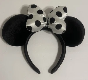Disney Parks weiß schwarz gepunktet Minnie Maus Ohren Stirnband - Bild 1 von 6