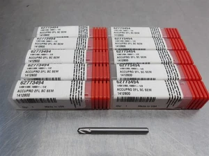 10 NEW! Accupro 1/8" Carbide Endmill 2 Flute 62773494 - Picture 1 of 3