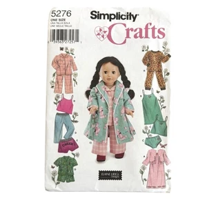 "Conjuntos de ropa para muñecas Simplicity Crafts patrón de costura 5276 sin cortar" - Imagen 1 de 4