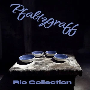 Pfaltzgraff Rio Set di 4 ciotole ovali 7,5” x 5,25” | HTF - Foto 1 di 14