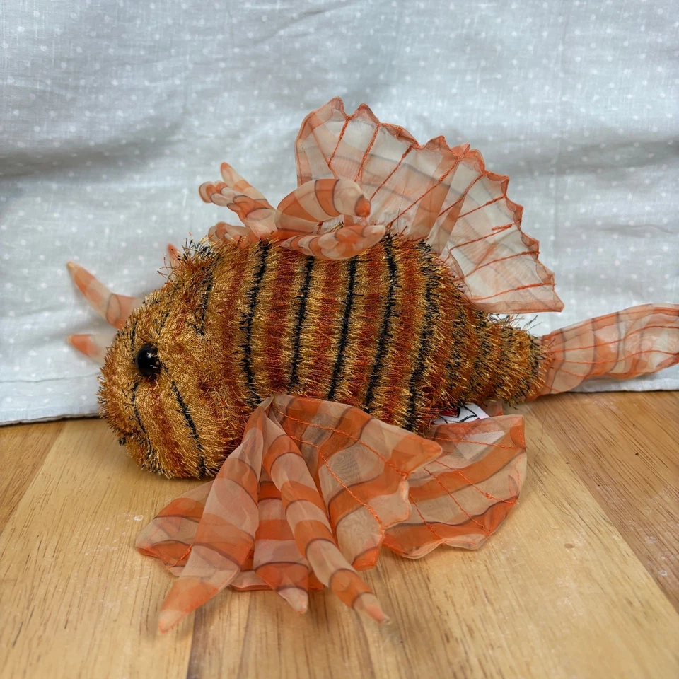 Retired Ganz Webkinz Lionfish Plush HM355 Beanie Stuffed Animal Collect No Code - Image 1 of 4