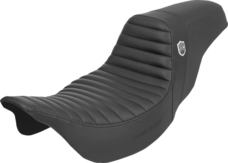 Asiento de gel de carbono Saddlemen Pro Series SDC Tuck n Roll 2008-2025 Harley Touring Foto 1 de 1