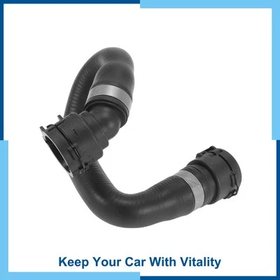 HVAC Heater Hose 64218377701 for BMW 745i 4.4L 2002-2005 Rubber Black 1Pc New - Image 1 of 4