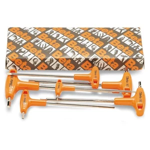 96T Metrisch T-Griff Sechskantschlüssel Schraubenschlüssel 6er Set (2-6mm) | Hohes Drehmoment Ergonomisch A... - Bild 1 von 6