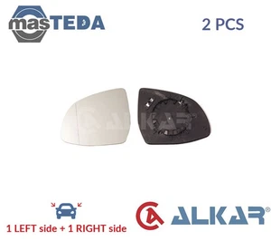 6471890 REAR VIEW MIRROR GLASS PAIR LHD ONLY ALKAR 2PCS NEW OE REPLACEMENT - Picture 1 of 5