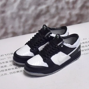 1/6 scale Staple Black White Sneakers Shoes 12'' Doll Action Figure Accessories - Picture 1 of 4