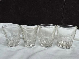 Set 4 bicchieri da whisky vintage epoca art deco - Foto 1 di 8