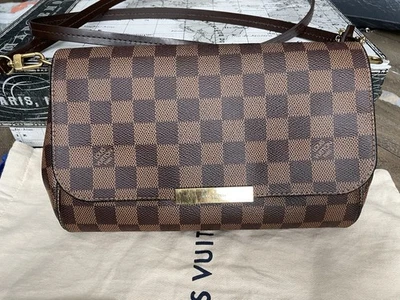 Auténtico Louis Vuitton Favorito MM Damier Level Bandolera Bolso sin asas Bolso de mano Foto 1 de 4