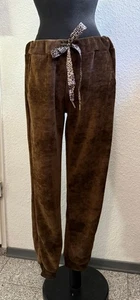 ITALY kuschelig Damenhose Hose Gummizug braun Cord 36,38,40,42,44 H13 - Bild 1 von 5