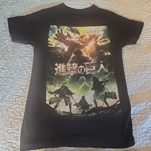 Attack on Titan Staffel 2 schwarz Ripple Junction T-Shirt XS.     M - Bild 1 von 6