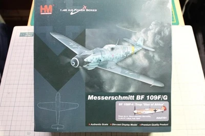 Modello Hobby Master 1/48 pressofuso Messerschmitt Bf109F-4 Trop Star of Africa - Immagine 1 di 4
