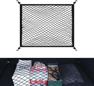 Rete Bagagliaio Portaoggetti per Auto Elastico 80X60Cm Universale Portabagagli O - Foto 1 di 12