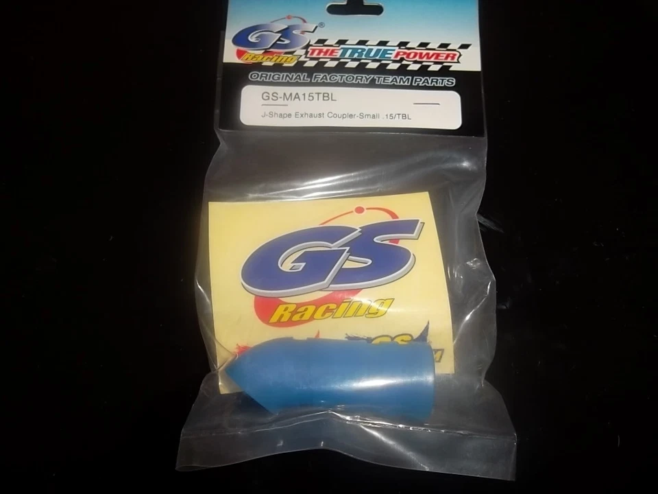 GS-MA15TBL Auspuff Fitting blau 2,5cm³ - Bild 1 von 1