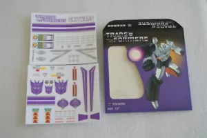 Juego de etiquetas de calcomanías Transformers MP-11 Skywarp - Imagen 1 de 1