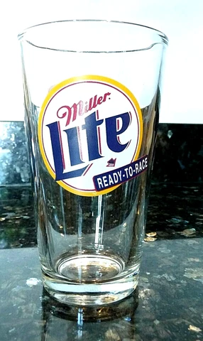 NASCAR MILLER LITE BEER GLASS RUSTY WALLACE #2 Cover