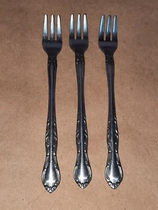 3 Northland Appetizer Forks Silverware Flatware Jewelry Making - Picture 1 of 4