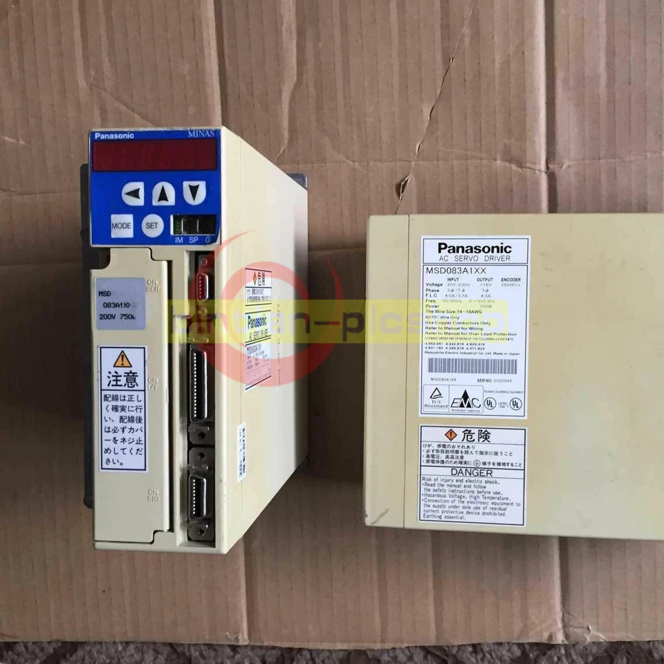 USED Panasonic Servo Driver MSD083A1XX Tested - Image 1 of 1