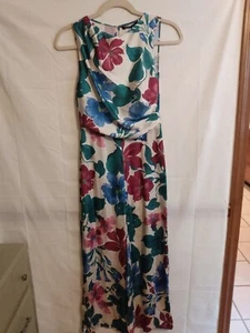 Zara Jumpsuit Sleeveless Lightweight Floral Sz Medium New With Tags - Picture 1 of 6