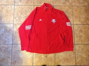 Philadelphia Phils Adult Medium Velour Zip Up Sweater By Adidas - Picture 1 of 1