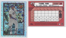 2014 Bowman 1989 Bowman is Back Silver Diamond Refractor Yasiel Puig #89BIB-YP