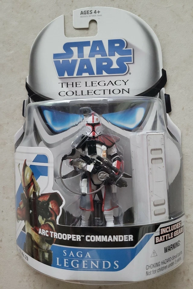 NEW STAR WARS LEGACY COLLECTION RED ARC TROOPER FIGURE CLONE WARS SL23! a183 Foto 1 de 2