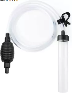 5Ft Aquarium Siphon Vacuum Cleaner for Fish Tank Cleaning Gravel & Sand - Picture 1 of 6