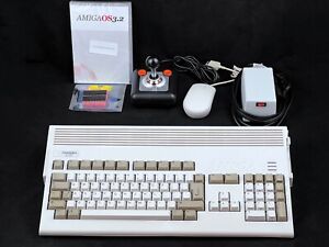 Commodore Amiga 1200 Computer Ntsc Recapped w/ Accelerator, Joystick, Psu +more!
