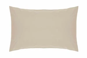 200 Thread Count Single Housewife Pillow Case In Mushroom 51cm x 76cm - Picture 1 of 1