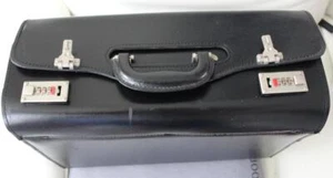 Pilotenkoffer echt hochwertige Leder ca. 49 x 35 x 22 cm Zahlenschloss - Bild 1 von 6