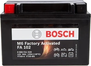 BATTERIA BOSCH GEL YTX9-BS PEUGEOT CITYSTAR 125 LXR 200 PIAGGIO ZIP 50 100 4T - Foto 1 di 8
