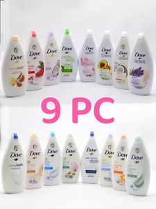 Dove Body Wash Shower Gel Assorted 9 Different Scents (16.9 oz x 9) - Picture 1 of 4