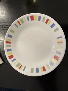 Memphis Corelle Dessert Bread Salad Plates Corning Vitrelle 6 3/4" - Picture 1 of 2