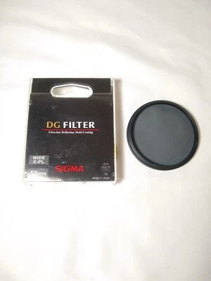 Sigma DG Filter Wide C-PL 58mm - FREE SHIPPING! - Image 1 of 4