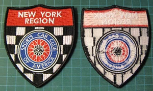 PARCHE BORDADO SPORTS CAR CLUB OF AMERICA REGIÓN DE NUEVA YORK PLANCHADO -SCCA-CARRERAS - Imagen 1 de 2
