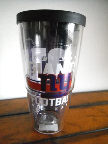 New York Giants Tervis 24 Oz Tumbler includes Lid NEW Cover