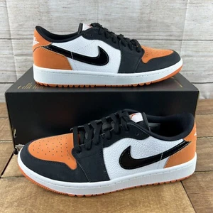 ⛳️Jordan 1 Low Golf ‘Shattered Backboard’ Orange Black DD9315-800 (Men Sz 10)⛳️ - Picture 1 of 8