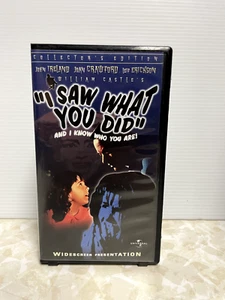 I Saw What You Did (1965) VHS 1999 Widescreen Collector's Edition Clamshell - Picture 1 of 4